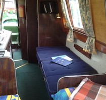 The Angela canal boat operating out of Stone