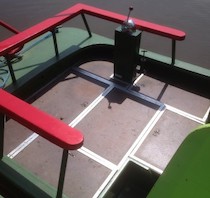 The Angela canal boat operating out of Stone