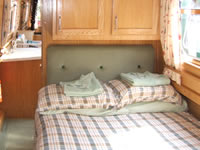 The Great Blue Heron canal boat operating out of Anderton