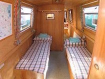 The Foxy Lark canal boat operating out of Springwood Haven