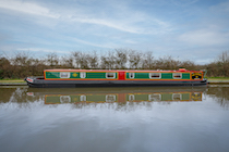 The Sand Partridge canal boat operating out of Hilperton