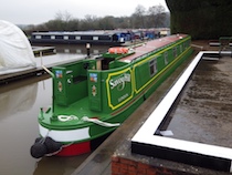 The Savoy Hill VI canal boat operating out of Alvechurch