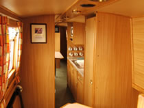 The Tundra Swan canal boat operating out of Blackwater