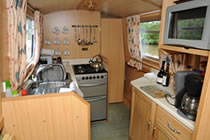 The Green Woodpecker canal boat operating out of Aldermaston