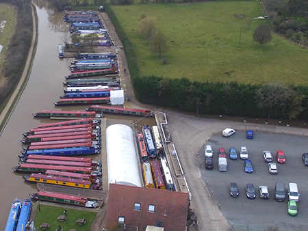 Car Parking at the Alvechurch Marina