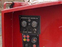 Speeding in a canal boat