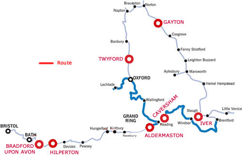Bath and the Vale of Pewsey from Hilperton 