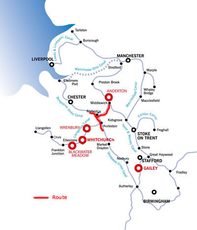 Nantwich and return from Anderton